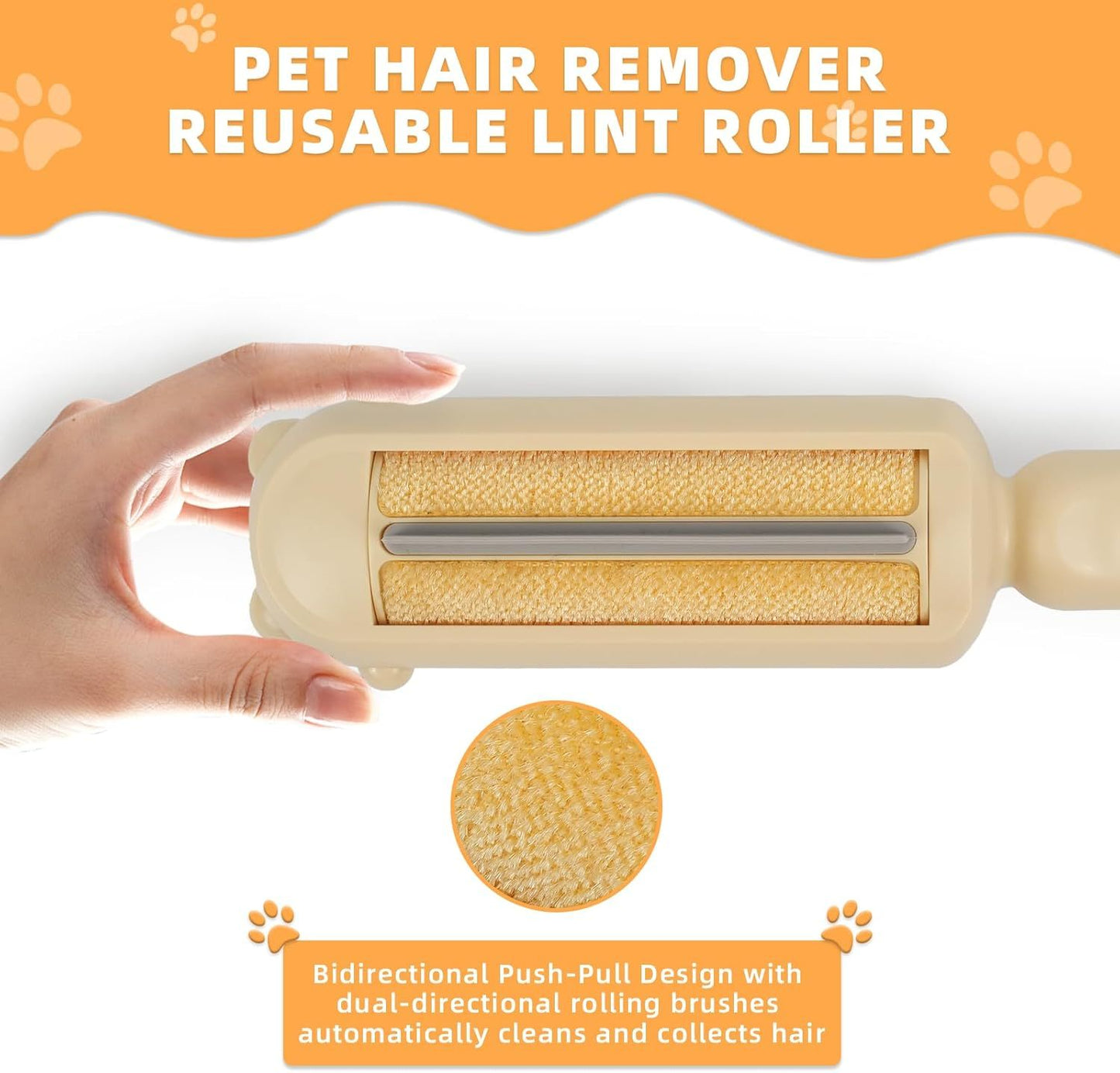 🧼 RuffRide™ Pet Hair Remover Brush