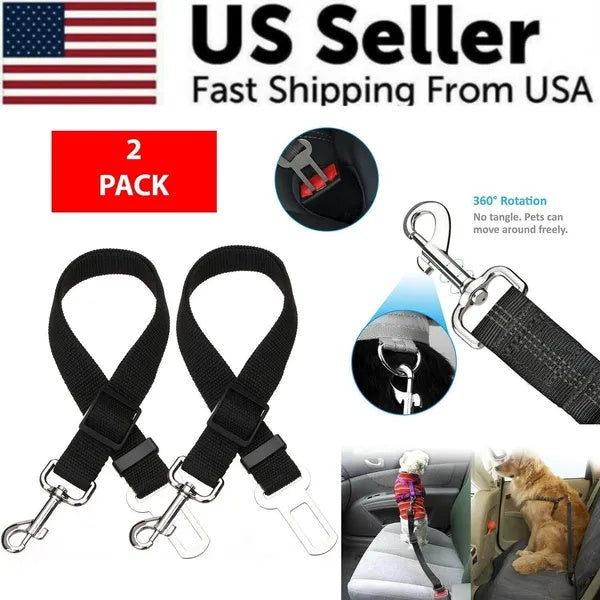 🐾 RuffRide™ Dog Seatbelt Clip
