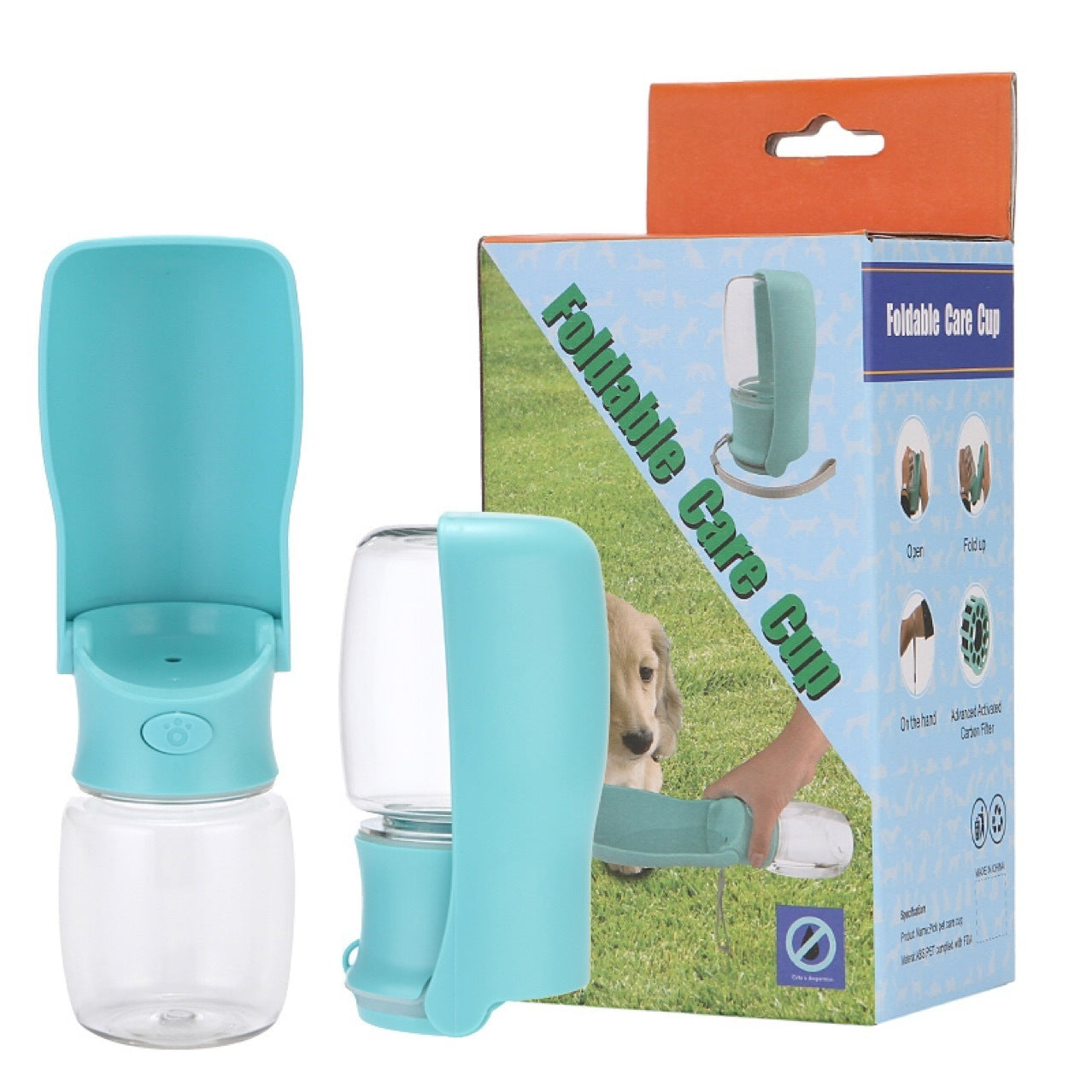 🚗 RuffRide™ Portable Dog Water Bottle