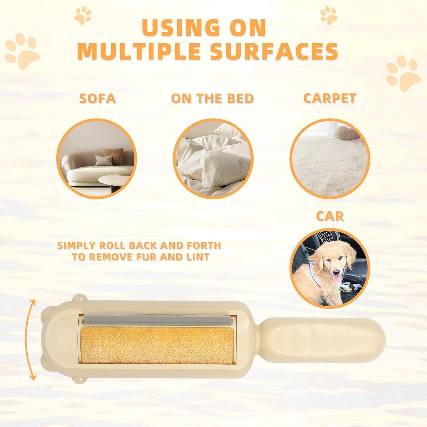 🧼 RuffRide™ Pet Hair Remover Brush