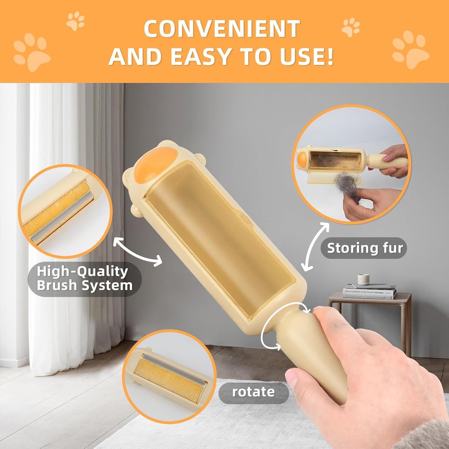 🧼 RuffRide™ Pet Hair Remover Brush