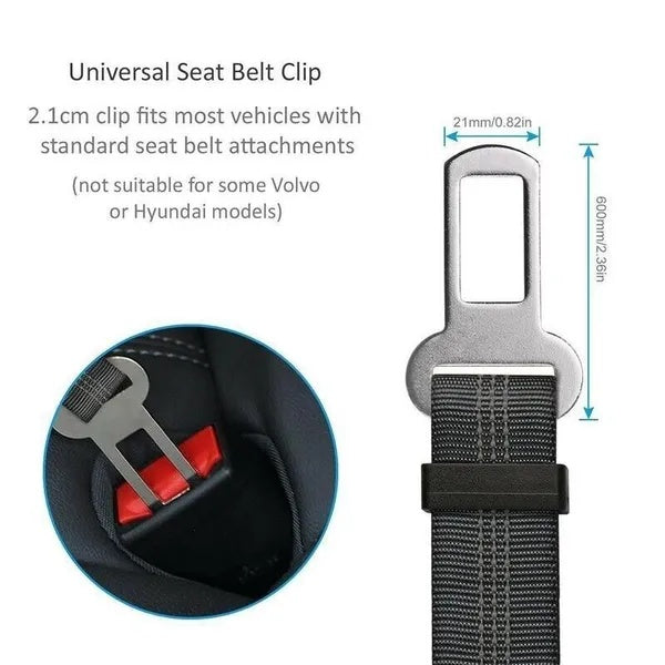 🐾 RuffRide™ Dog Seatbelt Clip